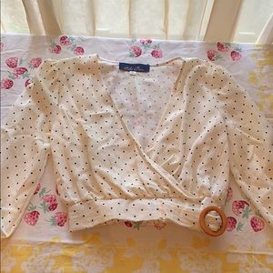 Francescas Polka Dot Blouse